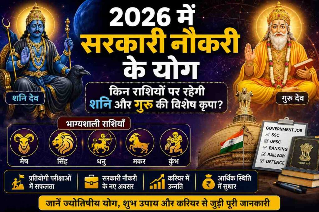 2026 में सरकारी नौकरी के योग