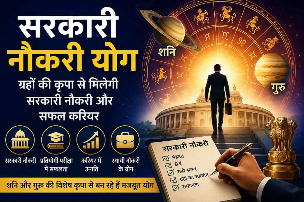सरकारी नौकरी योग