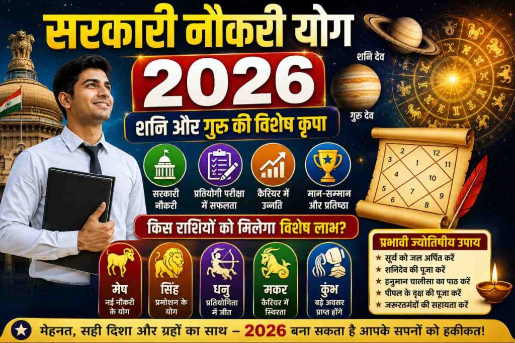 सरकारी नौकरी योग 2026